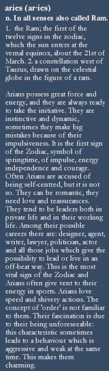 Aries Definition
